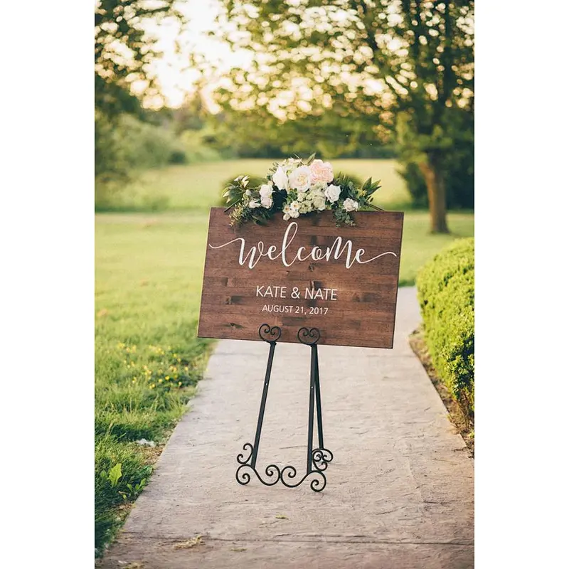 Rustic Wedding Welcome Sign - Wood Wedding Sign - Rustic Wedding sign blank