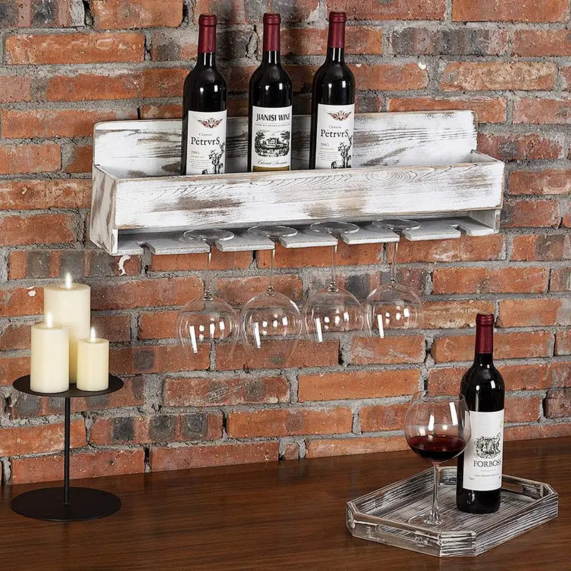 Rustic wood floating wall shelves wood shelves for the kitchen wall home decor wall shelf