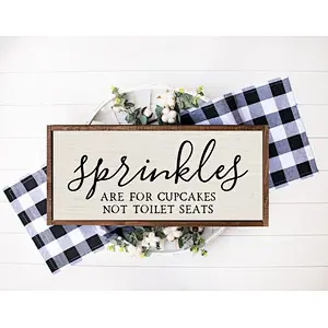 Bathroom Wall Decor Rustic Blank wood sign unfinished wood sign supplies make your own  Funny Toilet Sign