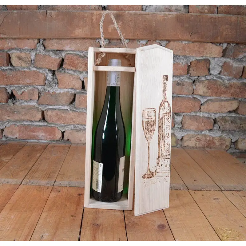 Exquisite handmade wooden display wine box