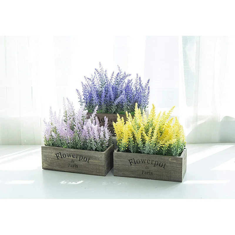 2020 Wood Planter Box Great for Succulent Cactus Herbs Wooden Gift Flower Pot Wooden Planter Box