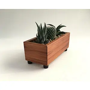 Modern Wood Succulent Planter box