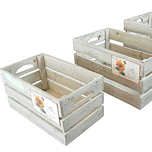 Decorative Wooden Crate 