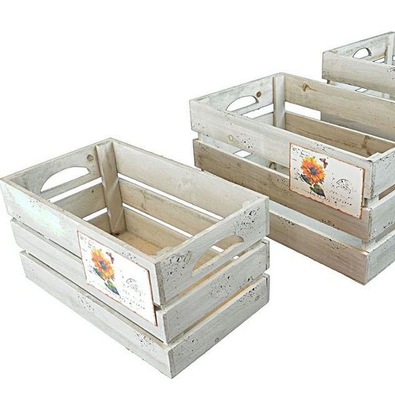 Decorative Wooden Crate 