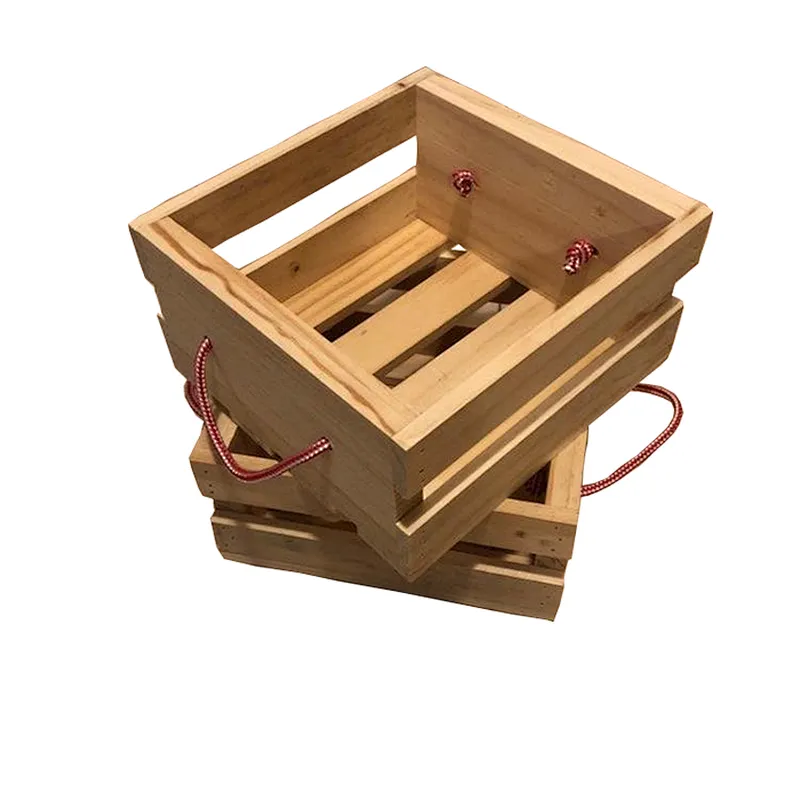 Wooden storage box  wooden crate box small wooden box