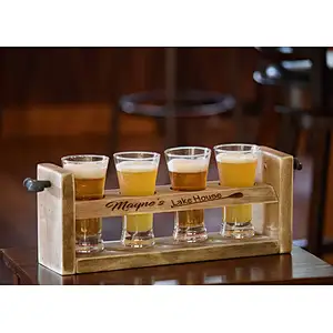 Wooden wine rack&Tier Storage Display Shelve,Beer Flight - Beer Tasting Flight
