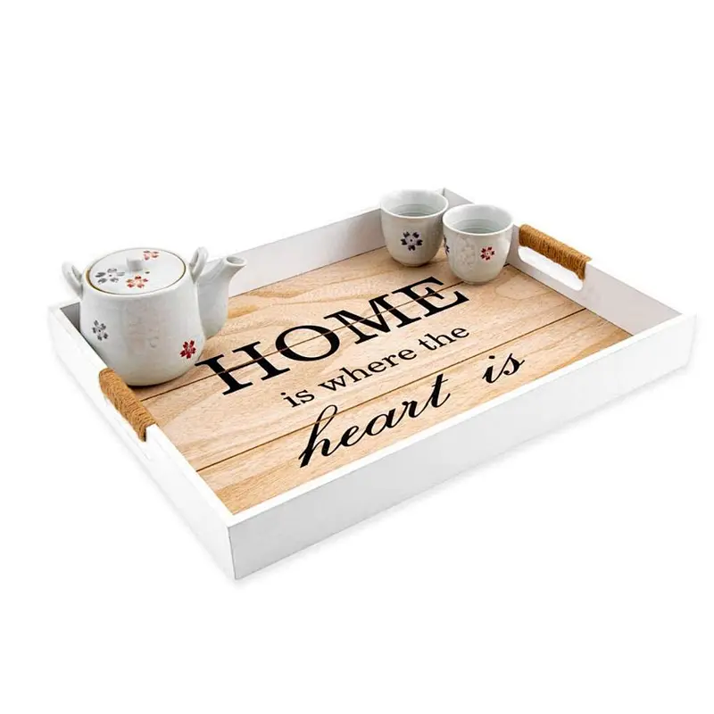 Large Ottoman Tray - Decorative Wooden Serving Tray,Wooden Trays For DecorationWooden TraysWooden Serving TraysStorage Tray
