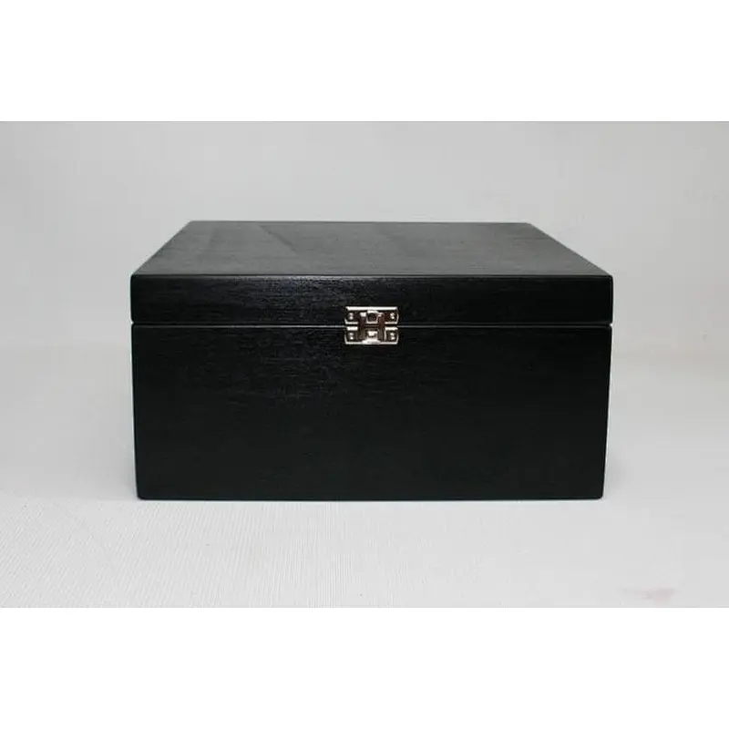 Small wooden carved gift box jewelry organizer wood storage box natural wooden box