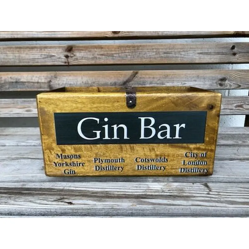 Rustic wooden box handmade wooden box box wooden wine