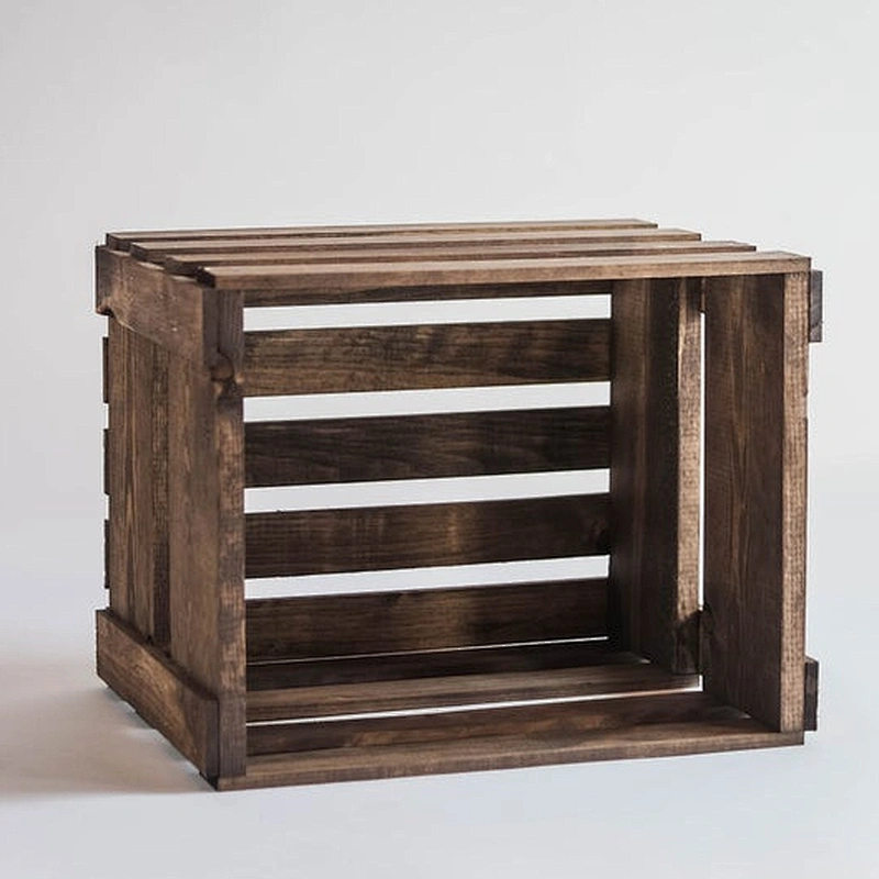New hand made wood crate