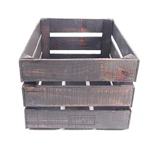 Rustic Wood Crate wooden storage crates wooden crates for fruits and vegetables customized