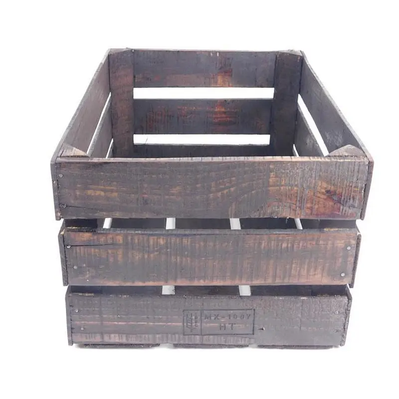 Rustic Wood Crate wooden storage crates wooden crates for fruits and vegetables customized