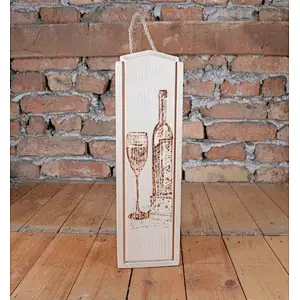 Exquisite handmade wooden display wine box