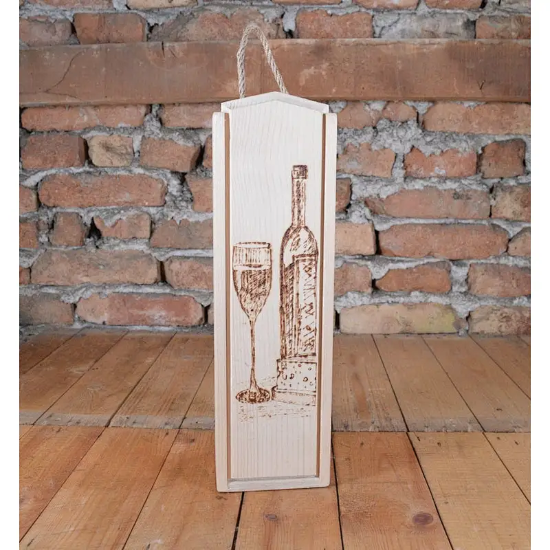 Exquisite handmade wooden display wine box