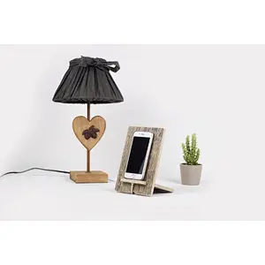 Wood docking station organizer wood phone docking station wireless charge wood docking station