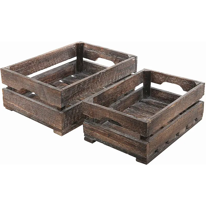 Shabby chic wooden crate wooden crates custom rustic wooden crate