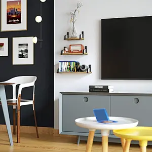 Floating Shelves Wall Mounted Set of 3