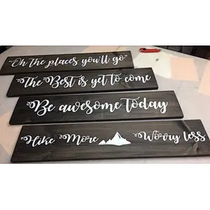 Hand Painted Sign wood sign vintage  customize  in  wood sign home decor  rustic wood blank customized