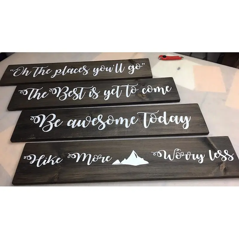 Hand Painted Sign wood sign vintage  customize  in  wood sign home decor  rustic wood blank customized