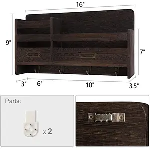 Rustic wood floating wall shelves wood shelves for the kitchen wall home decor wall shelf
