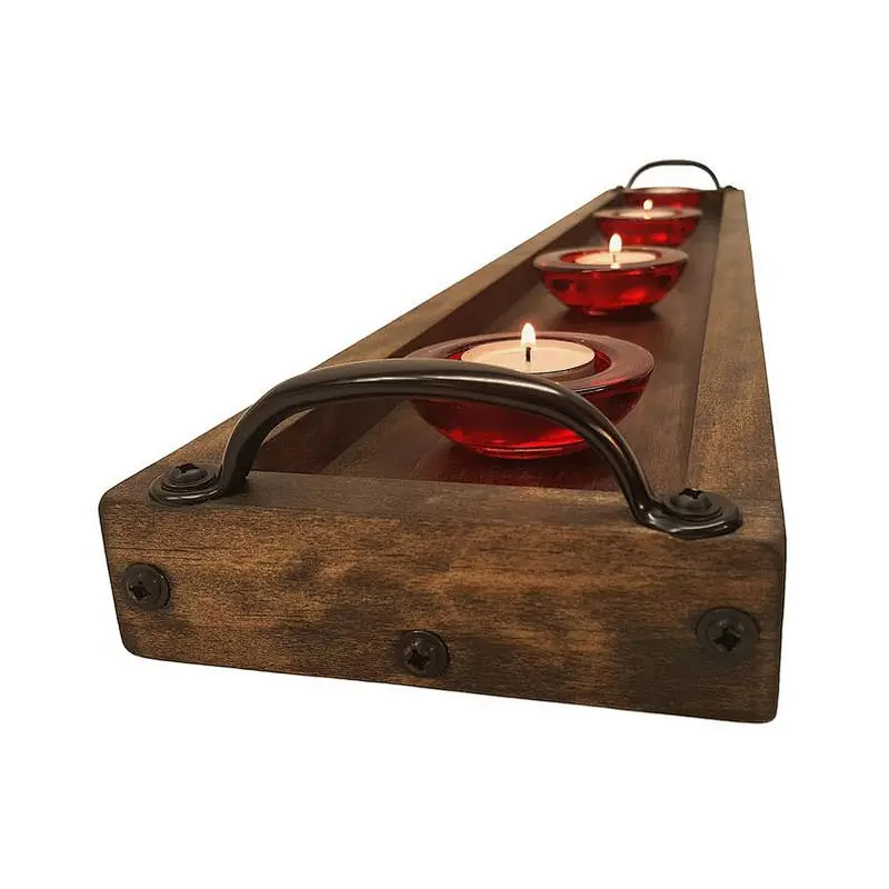 Large Wooden Trays wooden tray with handle wooden ottoman tray