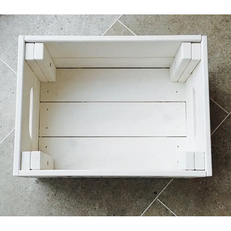Makeup Storage  Wooden Crate Box