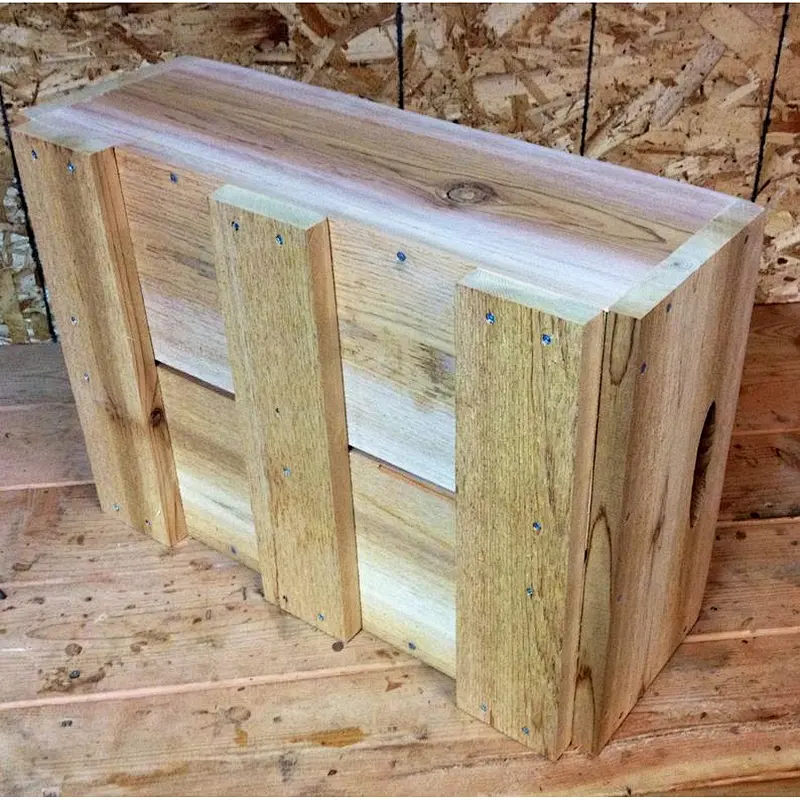 The Collector's Crate for  vinyl records wooden box