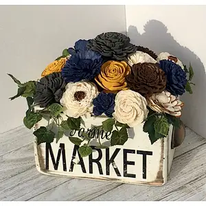 Farmhouse Wooden Sola Wood Box Storage  Vintage Herb Boxes For Home Decor Wooden Craft Boxes Crate Boxes Wooden Handmade