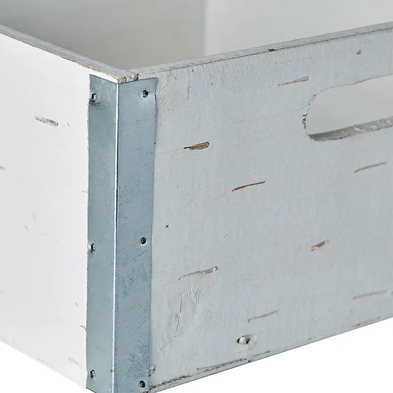 Personalized Vegetable crate, garden crate, Set of 3, White,wooden boxes