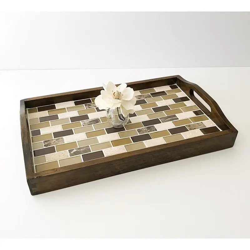 Unfinished Wood Trays Wood Serving Tray Wooden Ottoman Tray