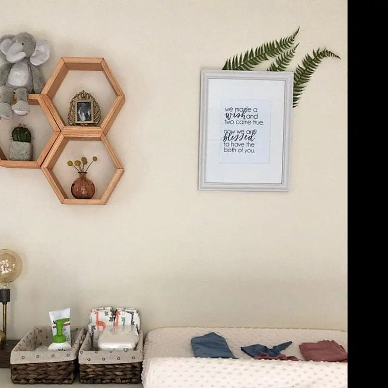 3 PACK HONEYCOMB SHELVES Hexagon Shelves Floating Shelves kitchen nursery bathroom livingroom
