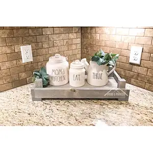 Huge Wood Stand Modern Farmhouse Decor Wooden Tray Serving Wholesale Wood Trays Wood Veneer Bed Tray Wooden Ottoman Tray