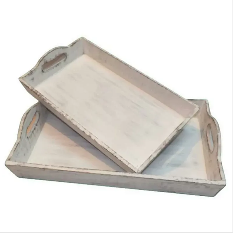 Cheap Tea Breakfast 2 Piece Vanity Tray Set