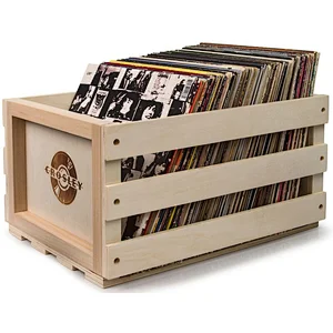 Sound Stash  Vinyl Organizer, Album Milk Crate,books personalized customized cheaper  crates Record Storage Solid Wood Crate