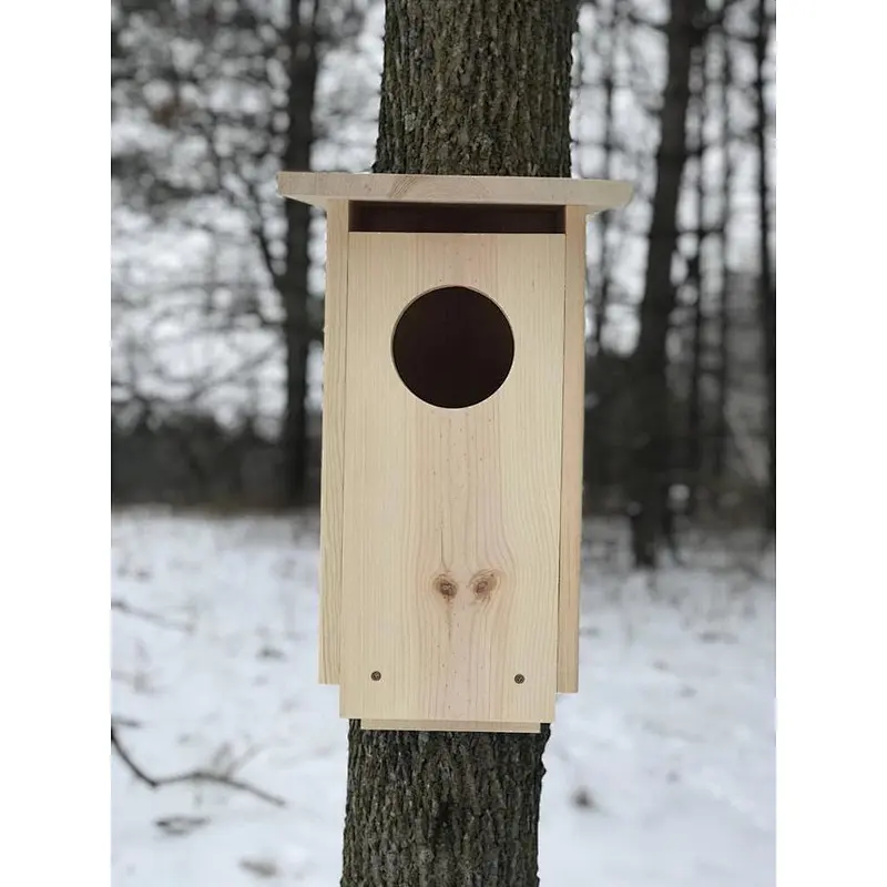 Wood duck house nesting box durable wooden bird house