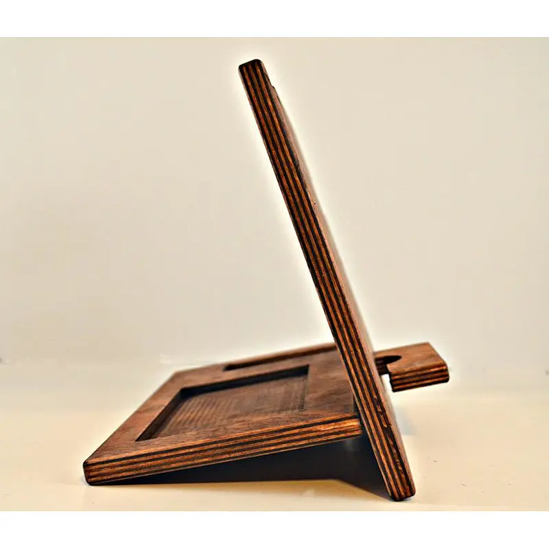 Wood Box, Bedside Organizer, Wooden Personalized Gift phone support