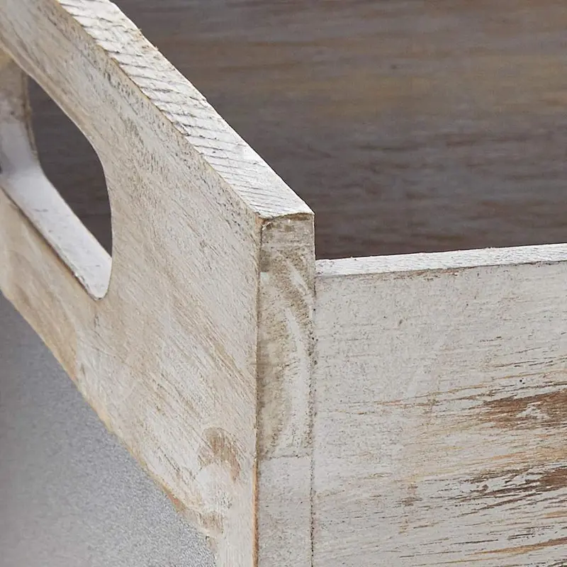 Decorative Crate Gray Home Decor Accessories