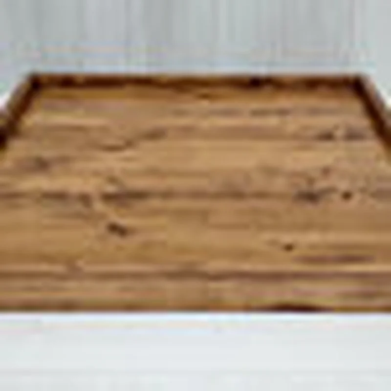 Serving wood tray large wooden tray wooden ottoman tray