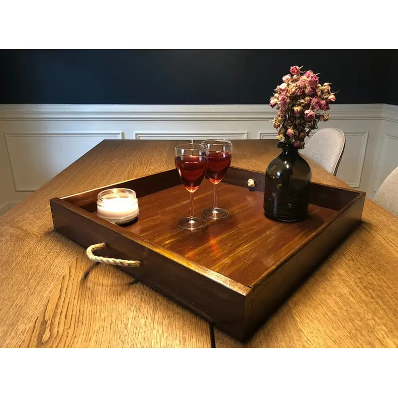 Nordic style wooden tray Wooden Trays For Decoration Wooden Serving Trays Wooden Tray With Handle Wooden Tray Handle
