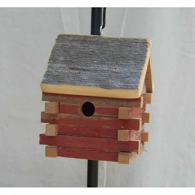Birdhouses Hanging Americana, Outdoor Wooden Nest Boxes,Easy clean out