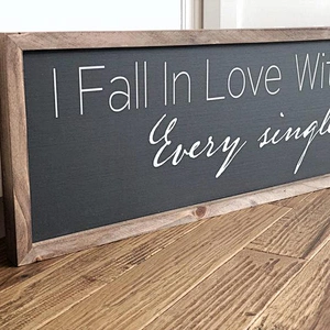 Wedding Decor Sign With Chalkboard Wooden blackboard