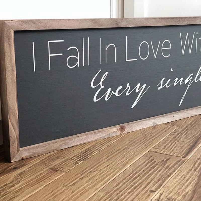 Wedding Decor Sign With Chalkboard Wooden blackboard