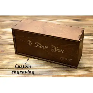 Wooden box for tobacco pipe or something else / Case for smoking pipe  wooden cigar box