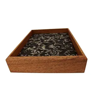 Wooden Tray With Handle Storage Tray Wooden Dry Fruit Tray