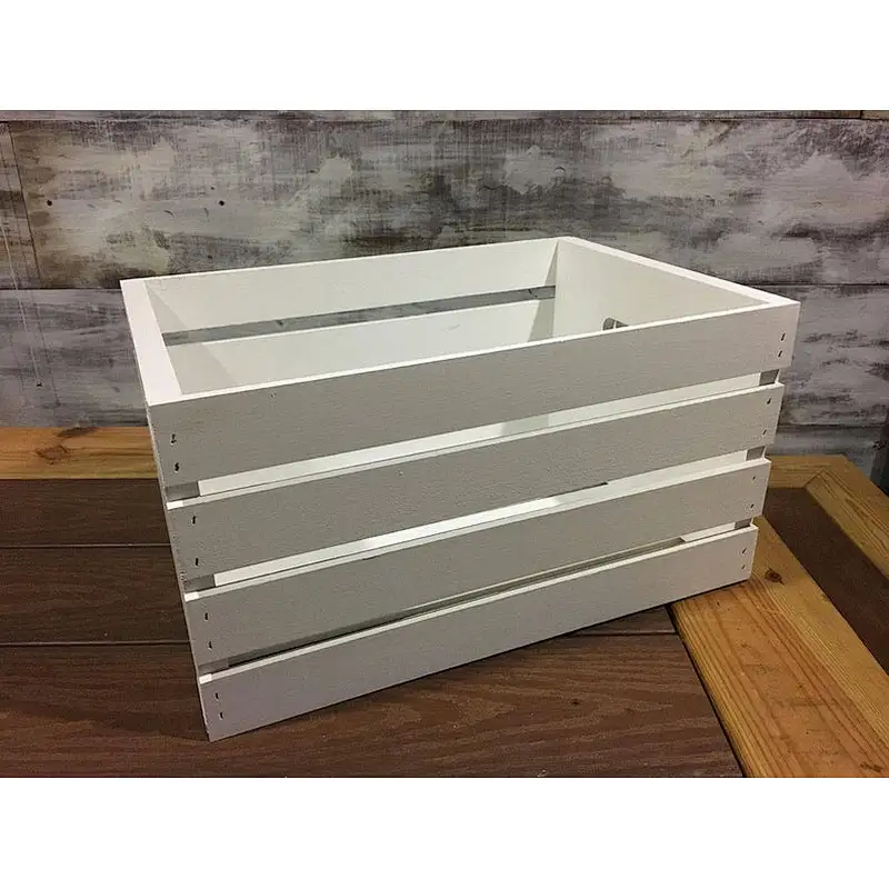 Wooden Crates with rope Handles Home rustic decor 2020