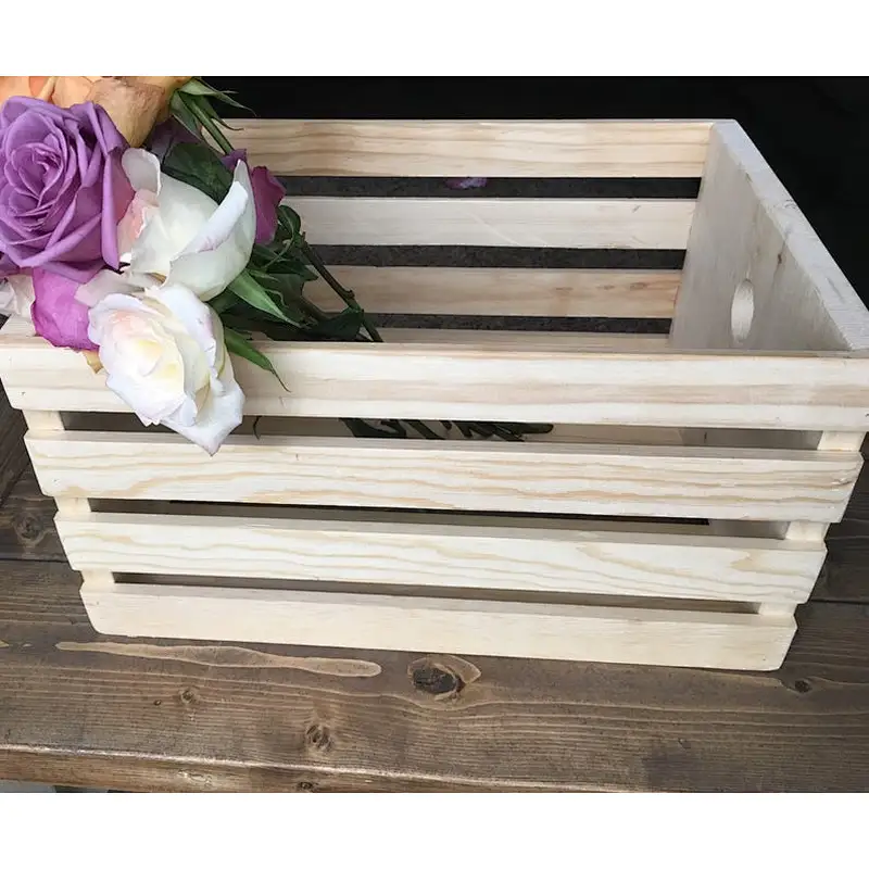 cheap practical multifunctional Wooden Crate stash storage box