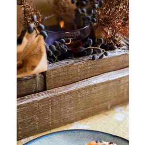 Wood Planter, Decorative Box,  Houseplant Box-RusticReach Four Piece Solid Wood Table Box Set