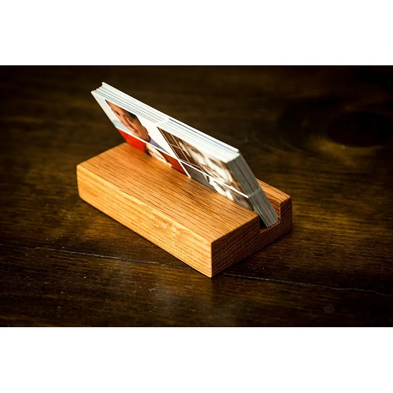 Hot Business Card Holder Stand Homemade home made pine with wood gift wood card holder