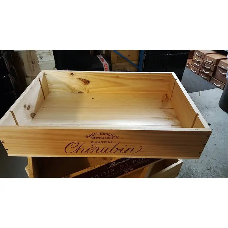 Champagne Wooden Box storage box wooden boxes cheap wooden fruit crates for sale wood box shabby chic wooden crate tray