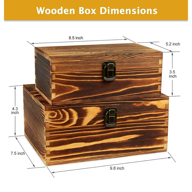 Decoration woodbox woodiness small adorn article interest collect souvenir cash to receive box lock key to cover